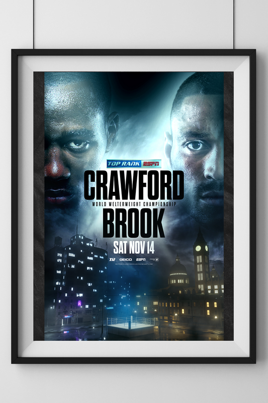 Terence Crawford vs Kell Brook Event Poster