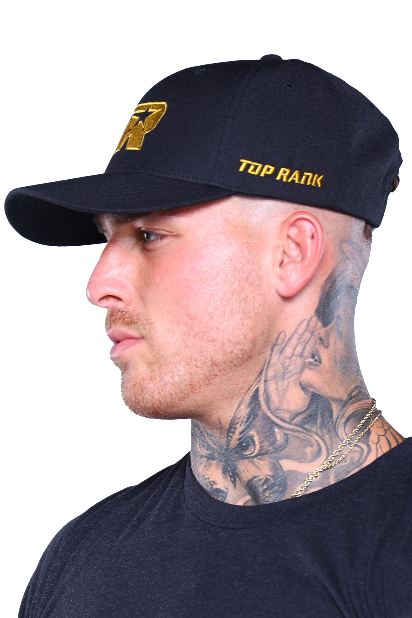 Gold TR Logo Snapback Hat