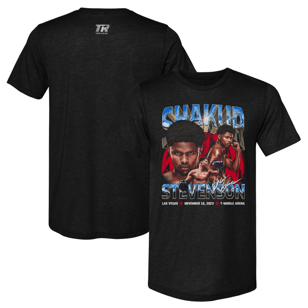 Limited Run Shakur Stevenson Fight T-Shirt